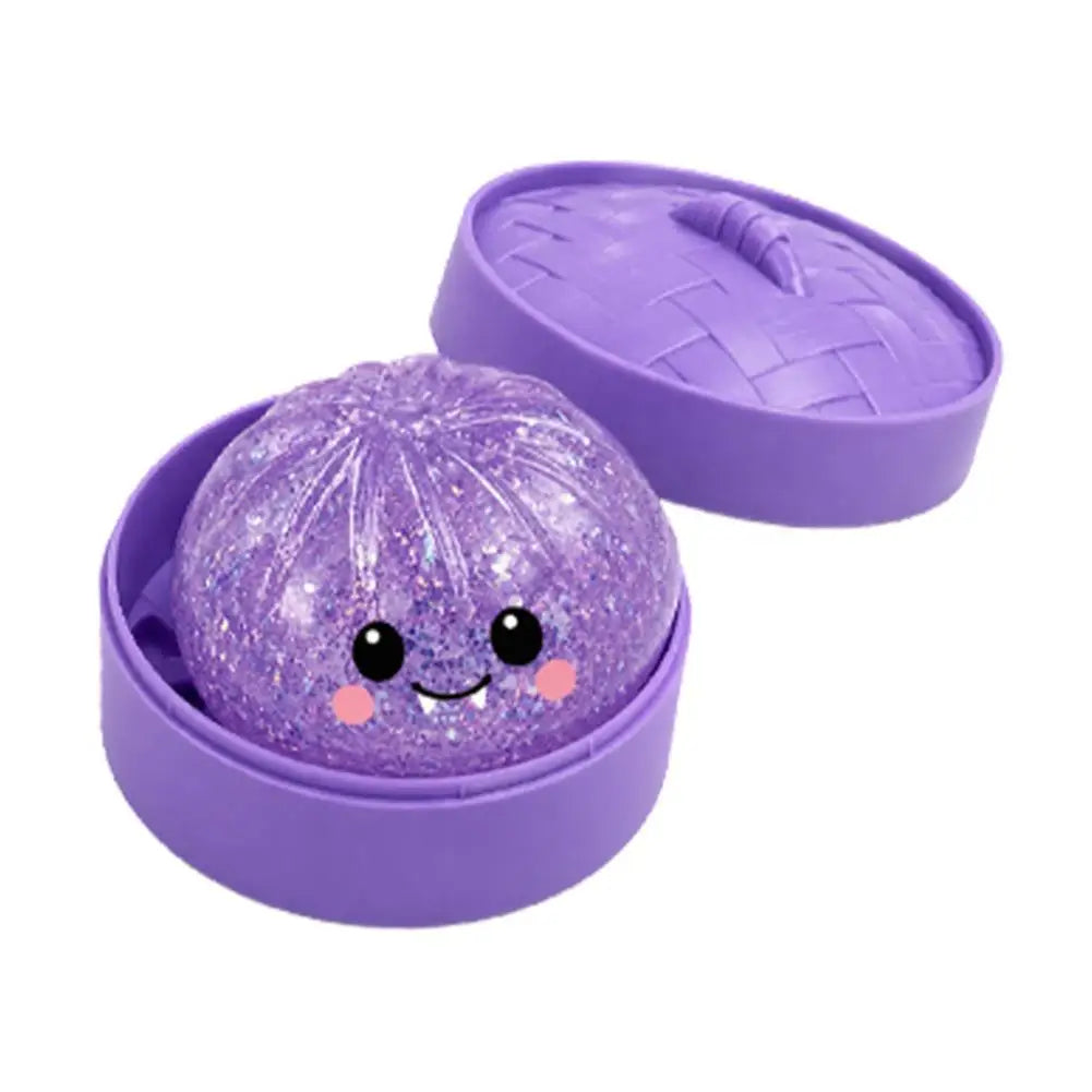 Glitter Halloween Dumpling Squishy with Steamer