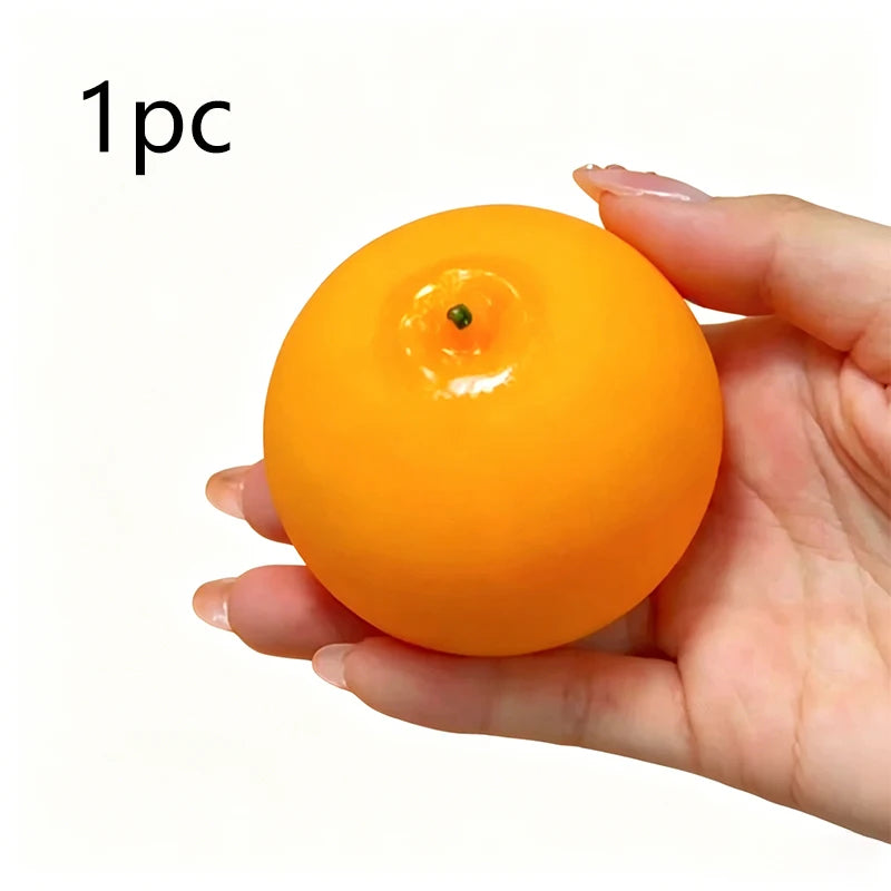 Crunchy Orange Squishy Ball