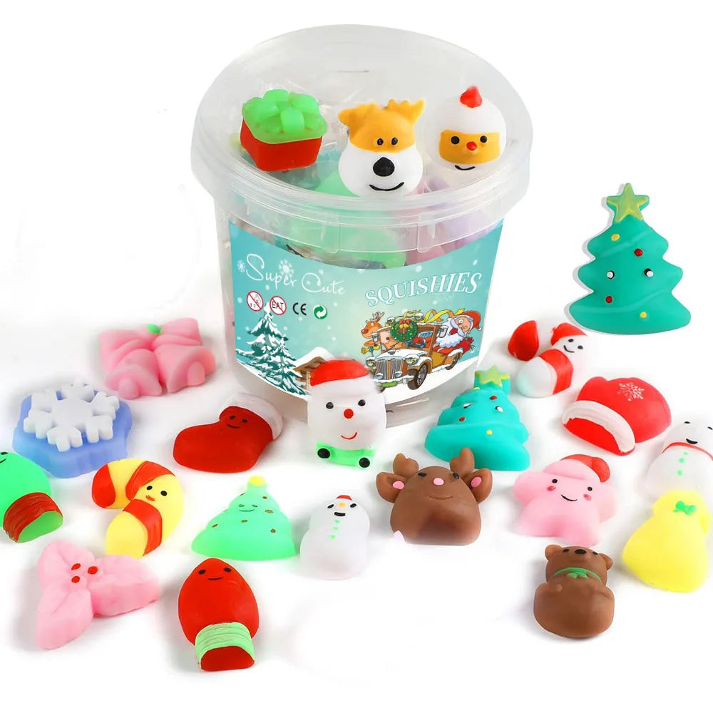 Christmas Mini Mochi Squishy Pack