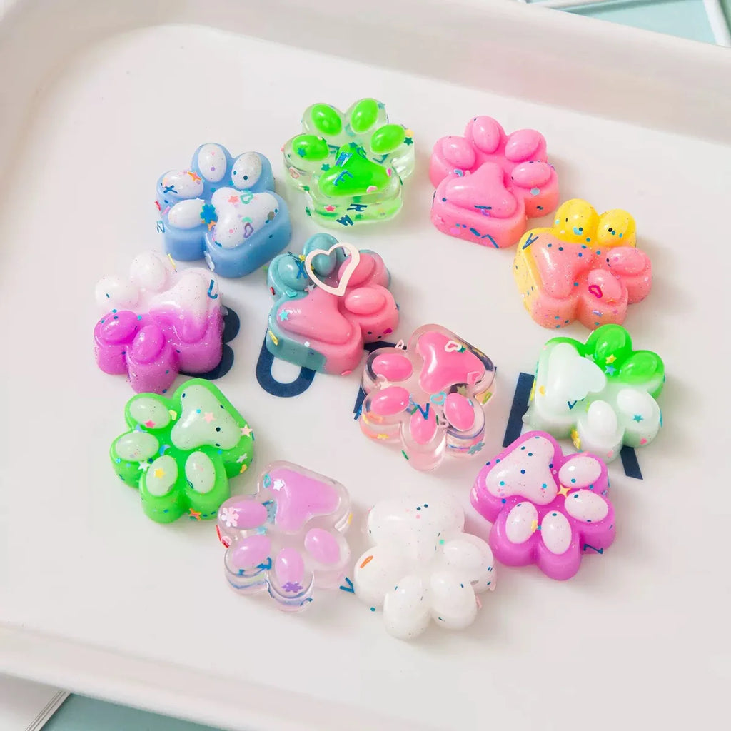 Mini Cat Paw Squishy 10 Pack