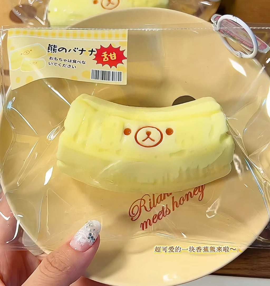 Banana Bear Butter Squishy