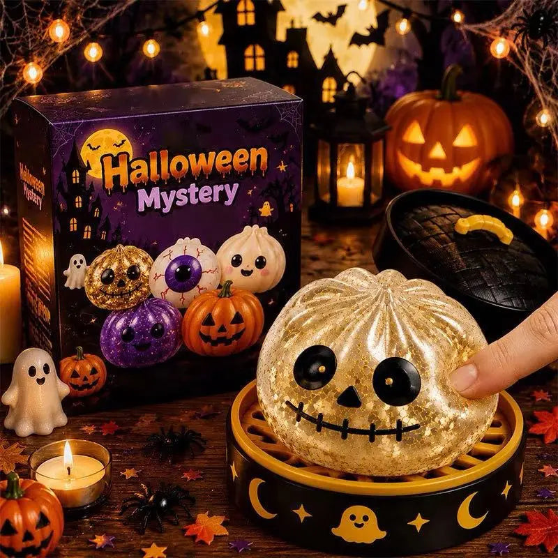 Halloween Mystery Dumpling Squishy with Gift Box