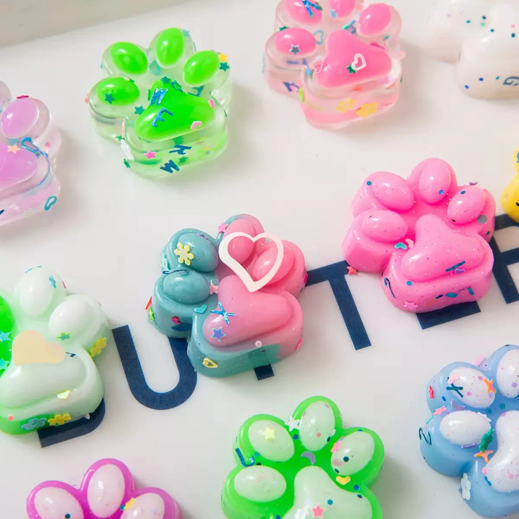 Mini Cat Paw Squishy 10 Pack