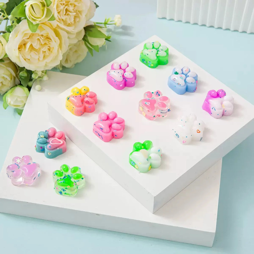 Mini Cat Paw Squishy 10 Pack