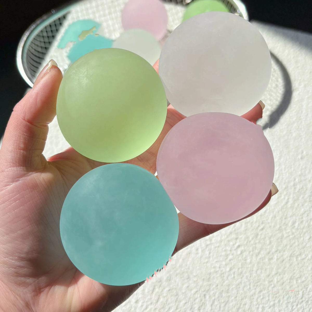Clear Blue Maltose Squishy