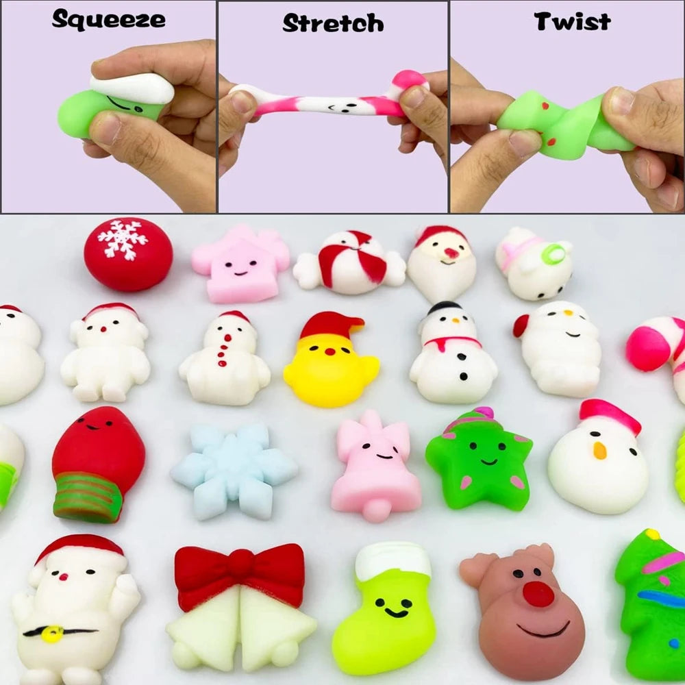 Christmas Mini Mochi Squishy Pack