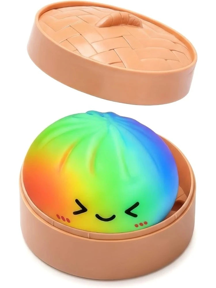 Rainbow Color Dumpling Squishy Toy