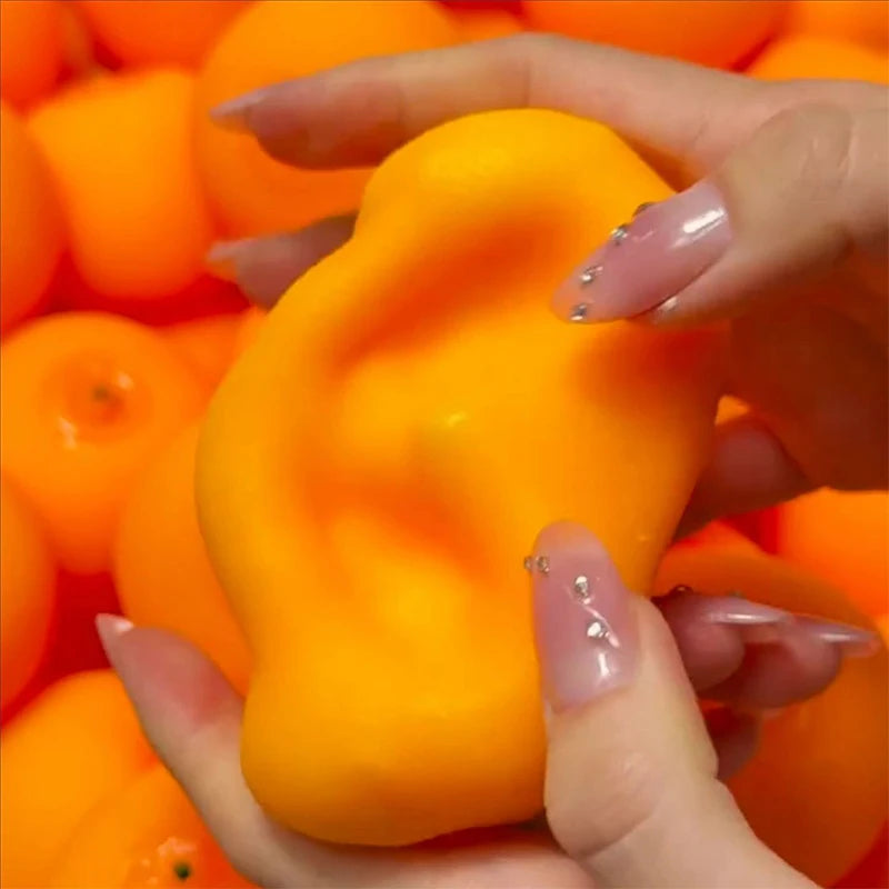 Crunchy Orange Squishy Ball