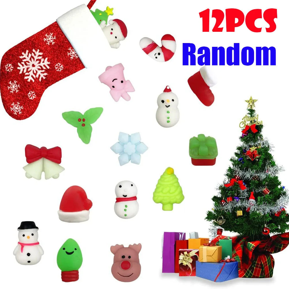Christmas Mini Mochi Squishy Pack