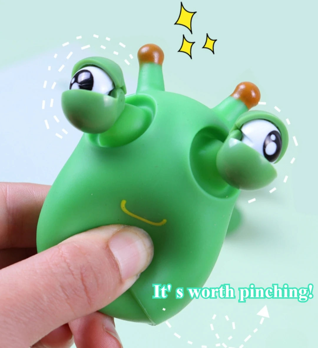 Peekaboo Worm Squishy