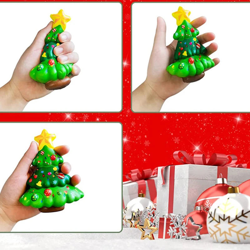 Christmas Squishy Santa, Snowman and Friends