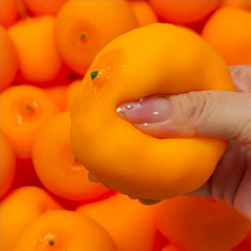 Crunchy Orange Squishy Ball