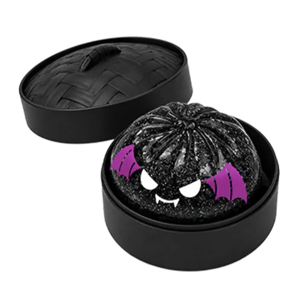 Glitter Halloween Dumpling Squishy with Steamer