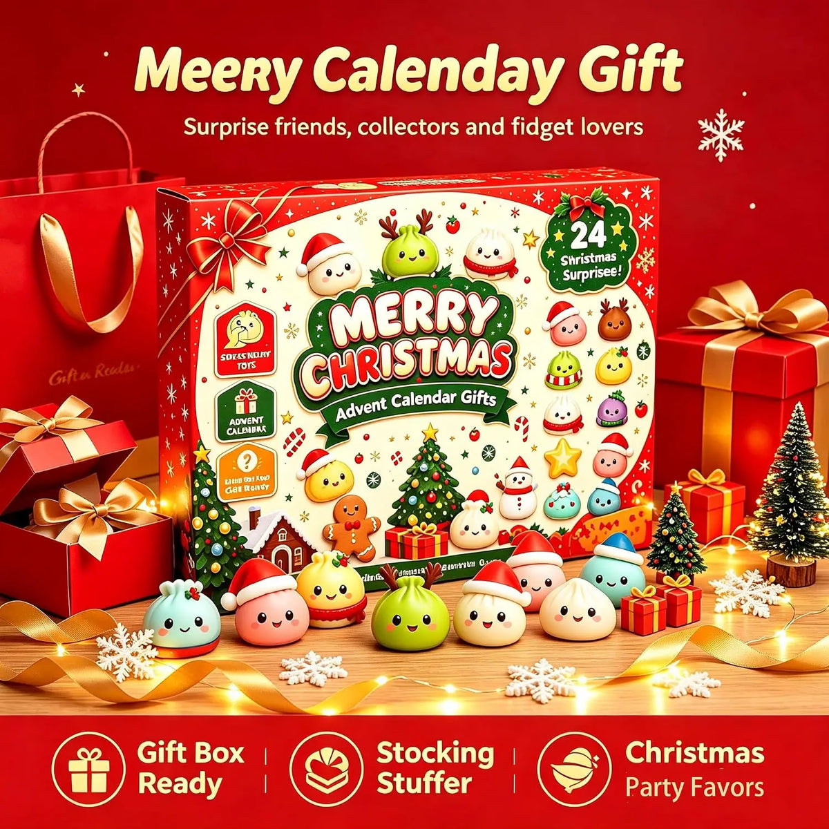 Christmas Dumpling Squishy Advent Calendar