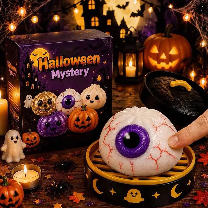 Halloween Mystery Dumpling Squishy with Gift Box
