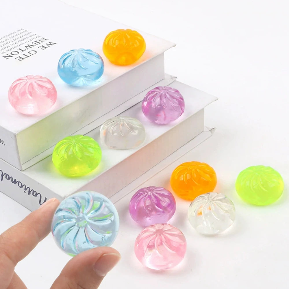 Mini Dumpling Bun Squishy Set with Steamer