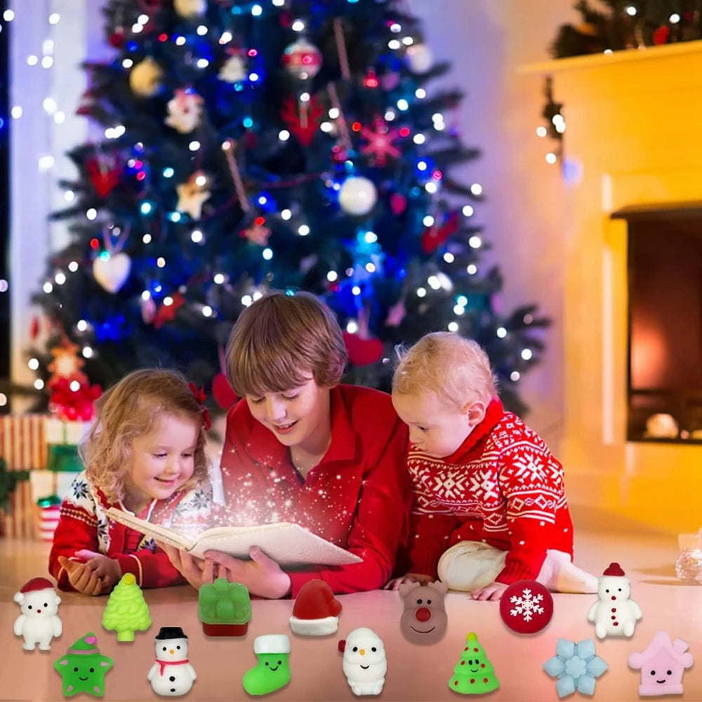 Christmas Mini Mochi Squishy Pack