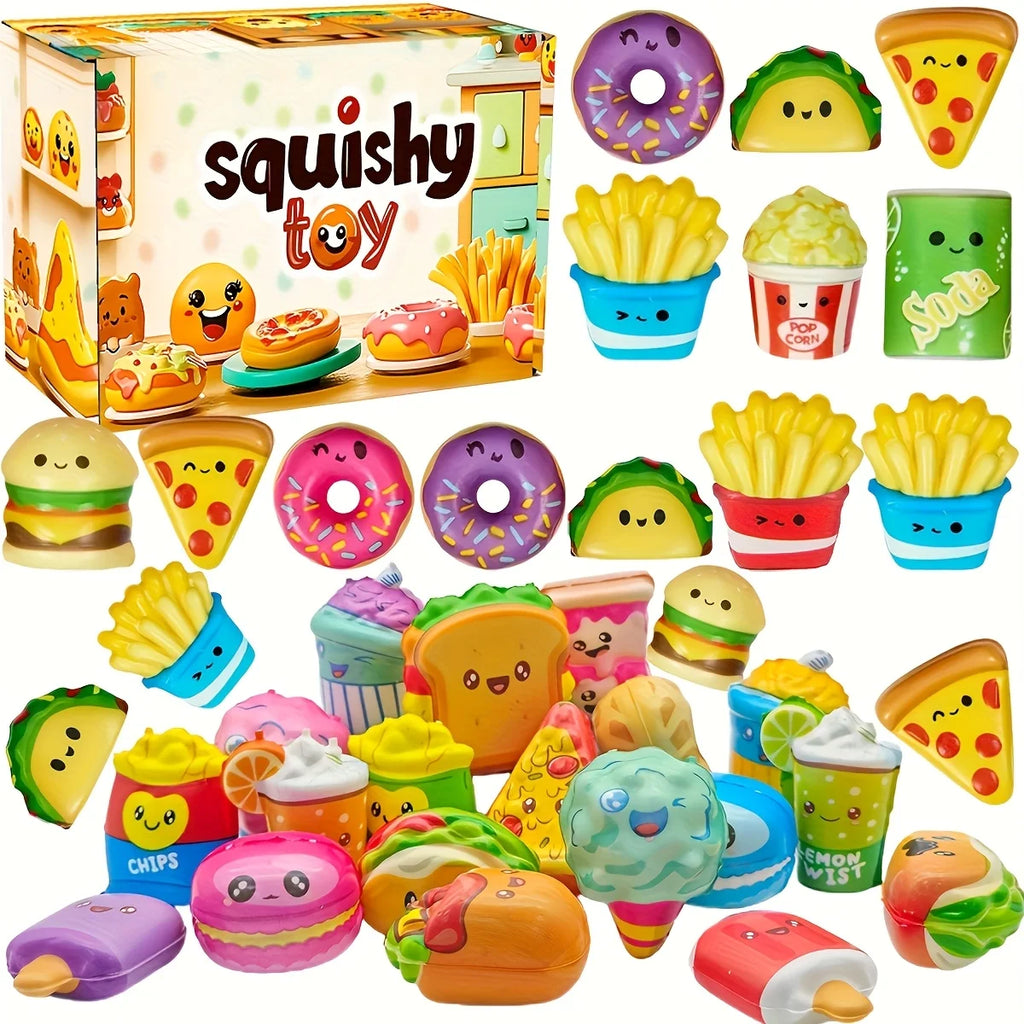 Mini Food Squishy 12 Pack