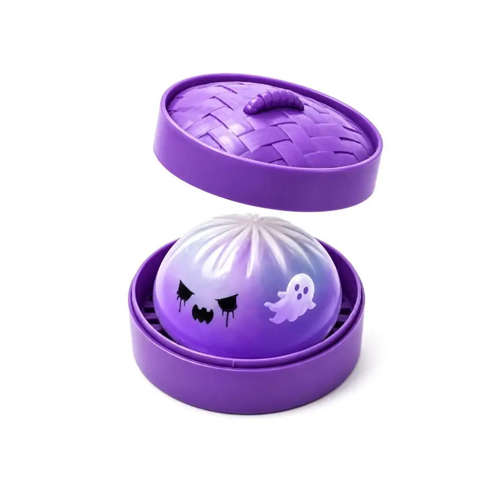 Glitter Halloween Dumpling Squishy with Steamer