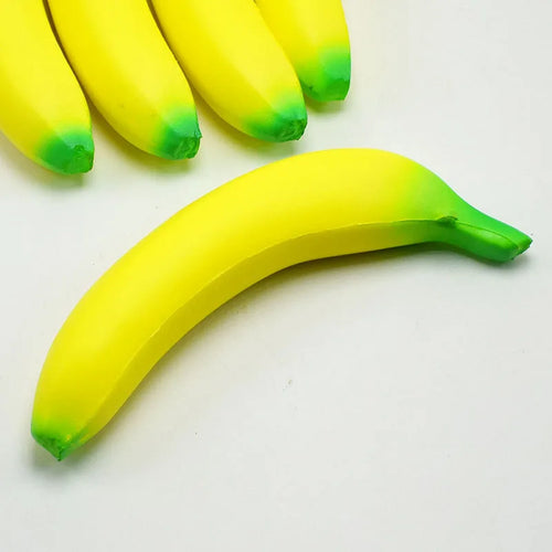 Anti-stress Squishy Banana Toys Slow Rising Jumbo Squishy Fruit Squeeze Toy Funny Stress Reliever